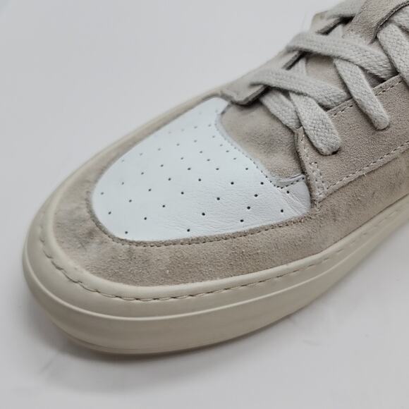 ALLSAINTS STYLE 01-11-94 DISTRESSED HIGHTOP WHITE LEATHER SUEDE SNEAKER👟NWOB 🔥 - Picture 12 of 16